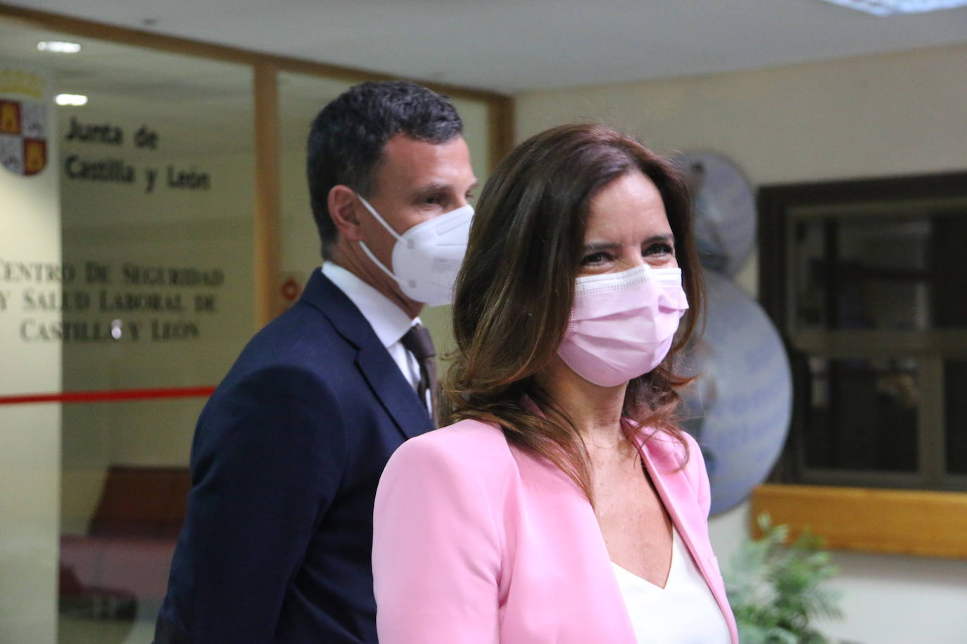 Ana Carlota Amigo, en León.