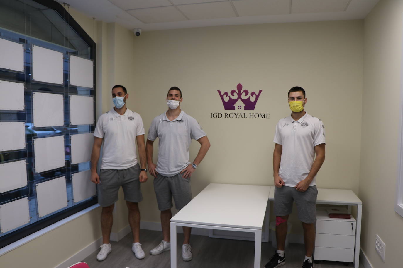 De izquierda a derecha, Jocinovic, Milosavljevic y Šoljić.