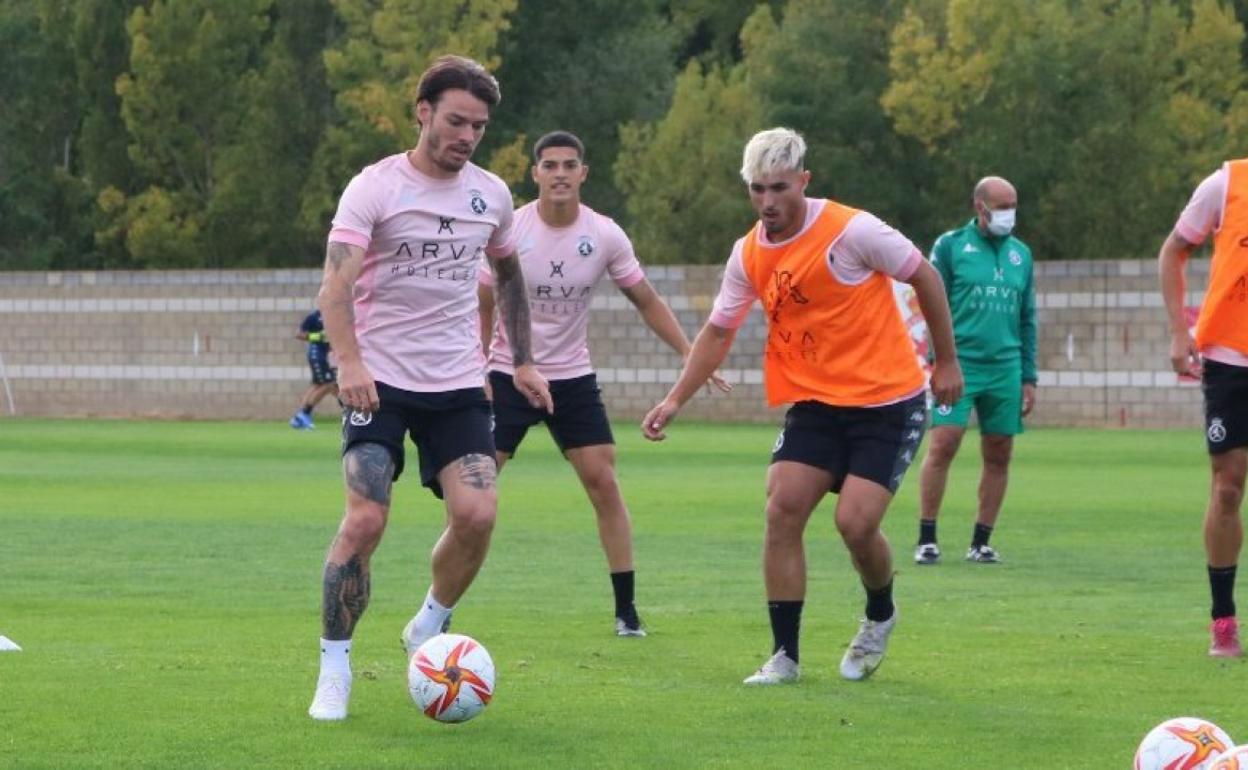 Último entrenamiento del equipo leonés.