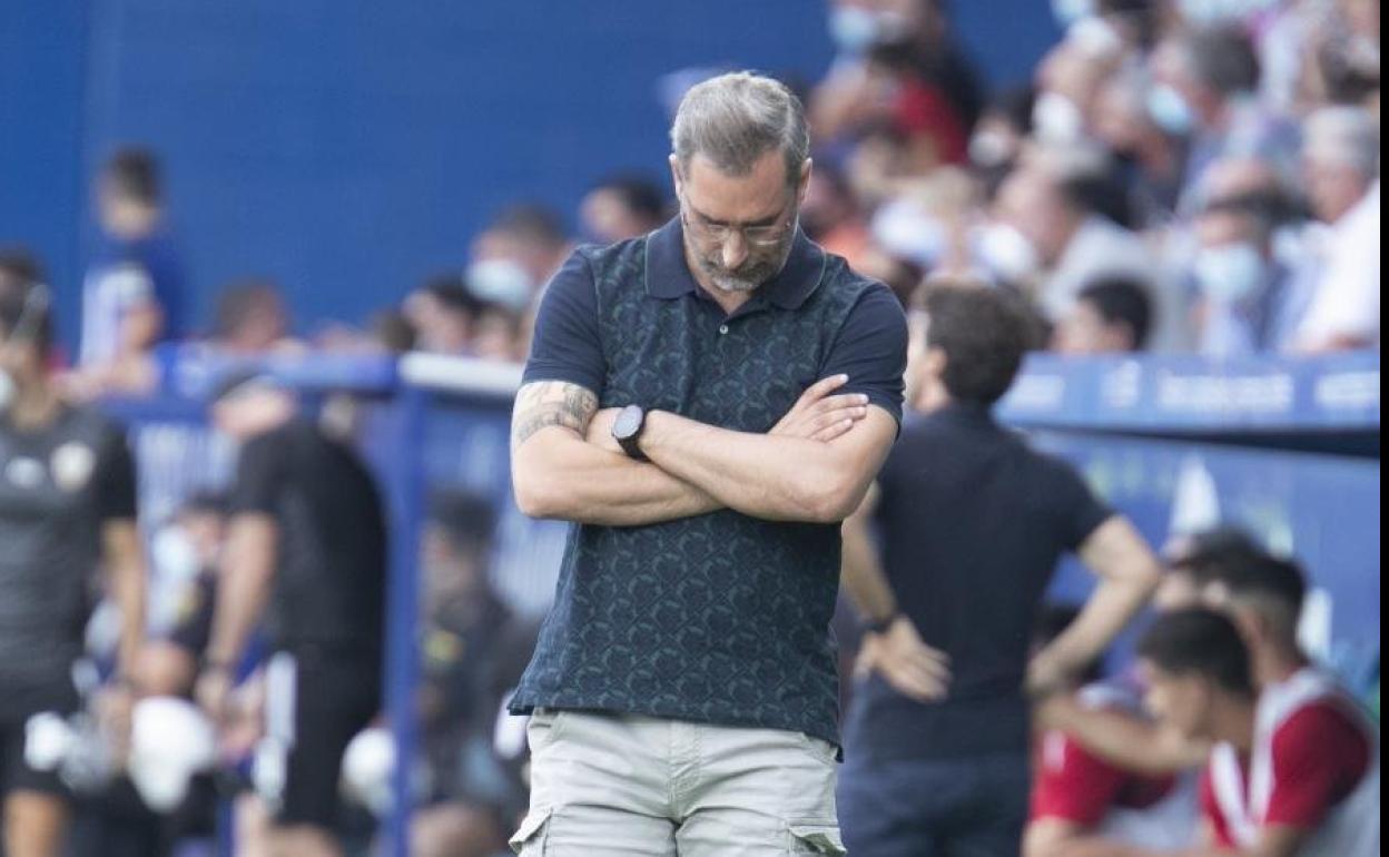 Jon Pérez Bolo, entrenador de la Ponferradina.