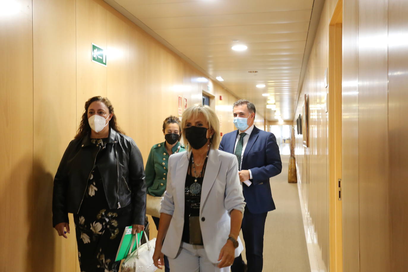 La consejera de Sanidad, Verónica Casado Vicente, se reúne con la secretaria general autonómica de SATSE Castilla y León, Mercedes Gago López.