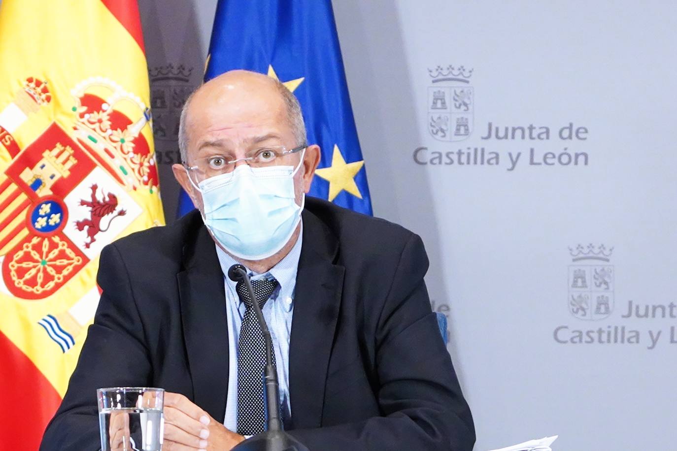 El vicepresidente, portavoz y consejero de Transparencia, Ordenación del Territorio y Acción Exterior, Francisco Igea, comparece en rueda de prensa posterior al Consejo de Gobierno.