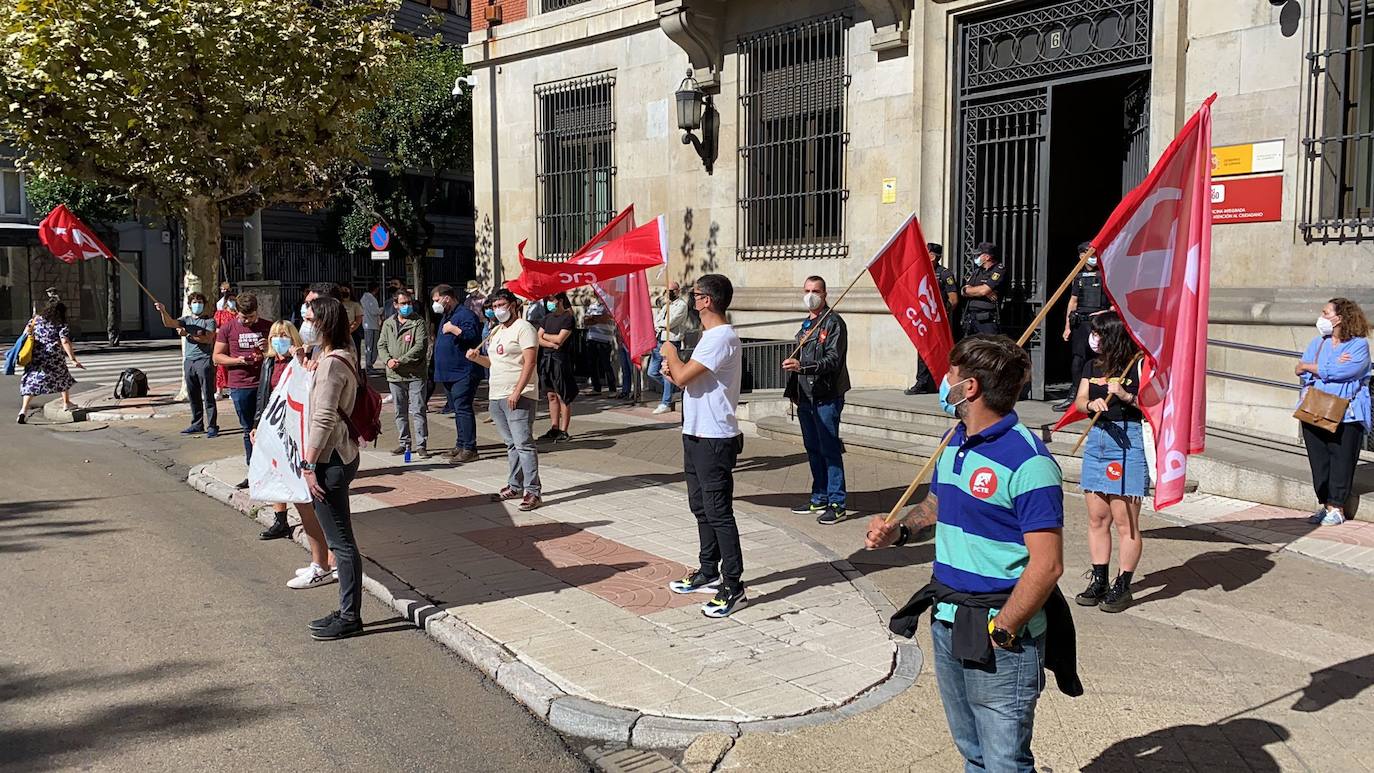 Concentración contra el tarifazo en León. 