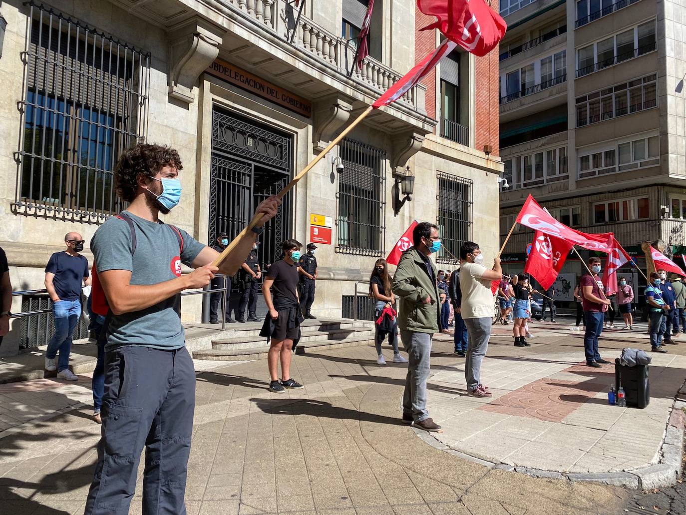 Concentración contra el tarifazo en León. 