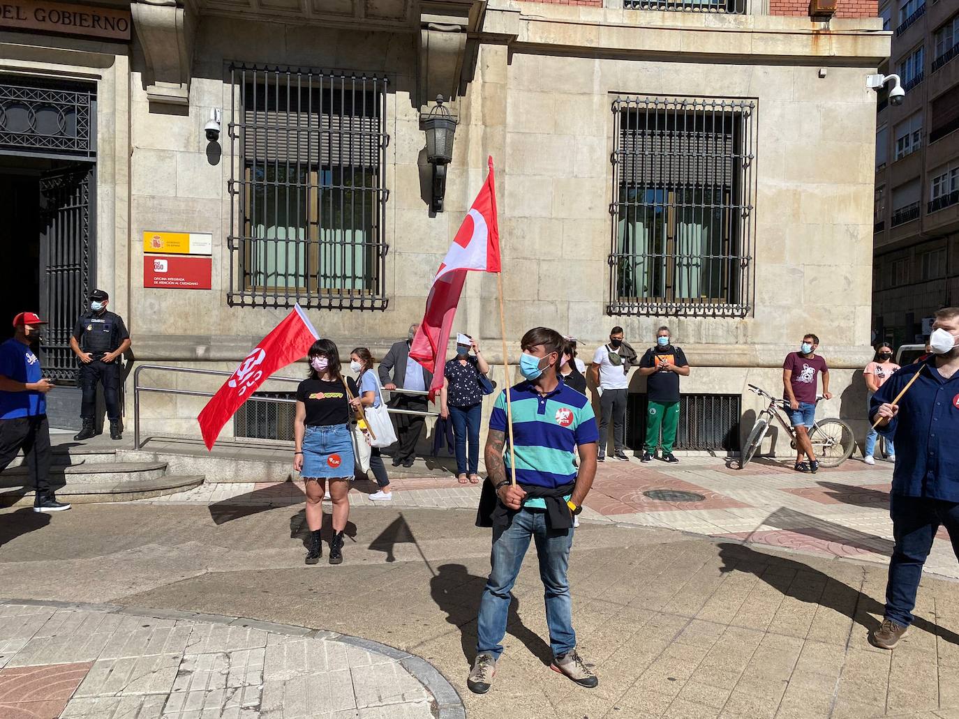 Concentración contra el tarifazo en León. 