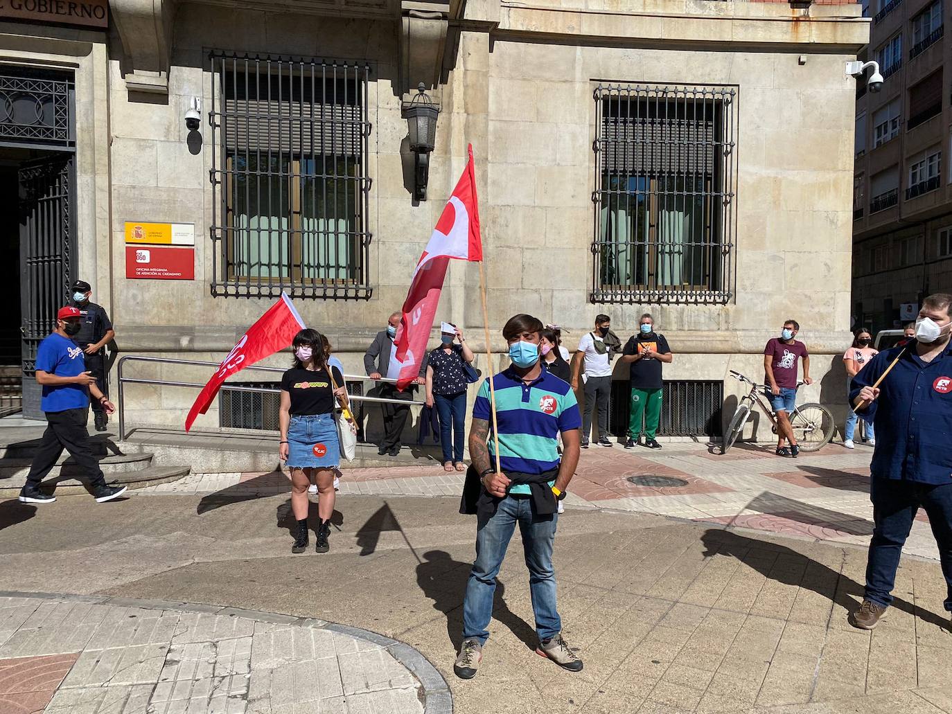 Concentración contra el tarifazo en León. 