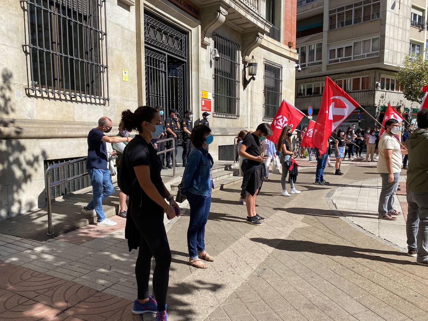 Concentración contra el tarifazo en León. 