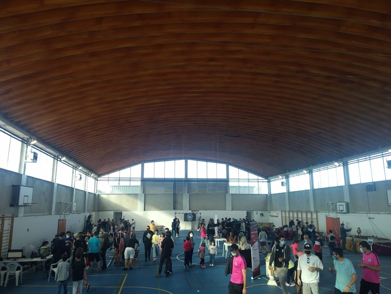 Los más jóvenes disfrutaron de una experiencia sin gual. 