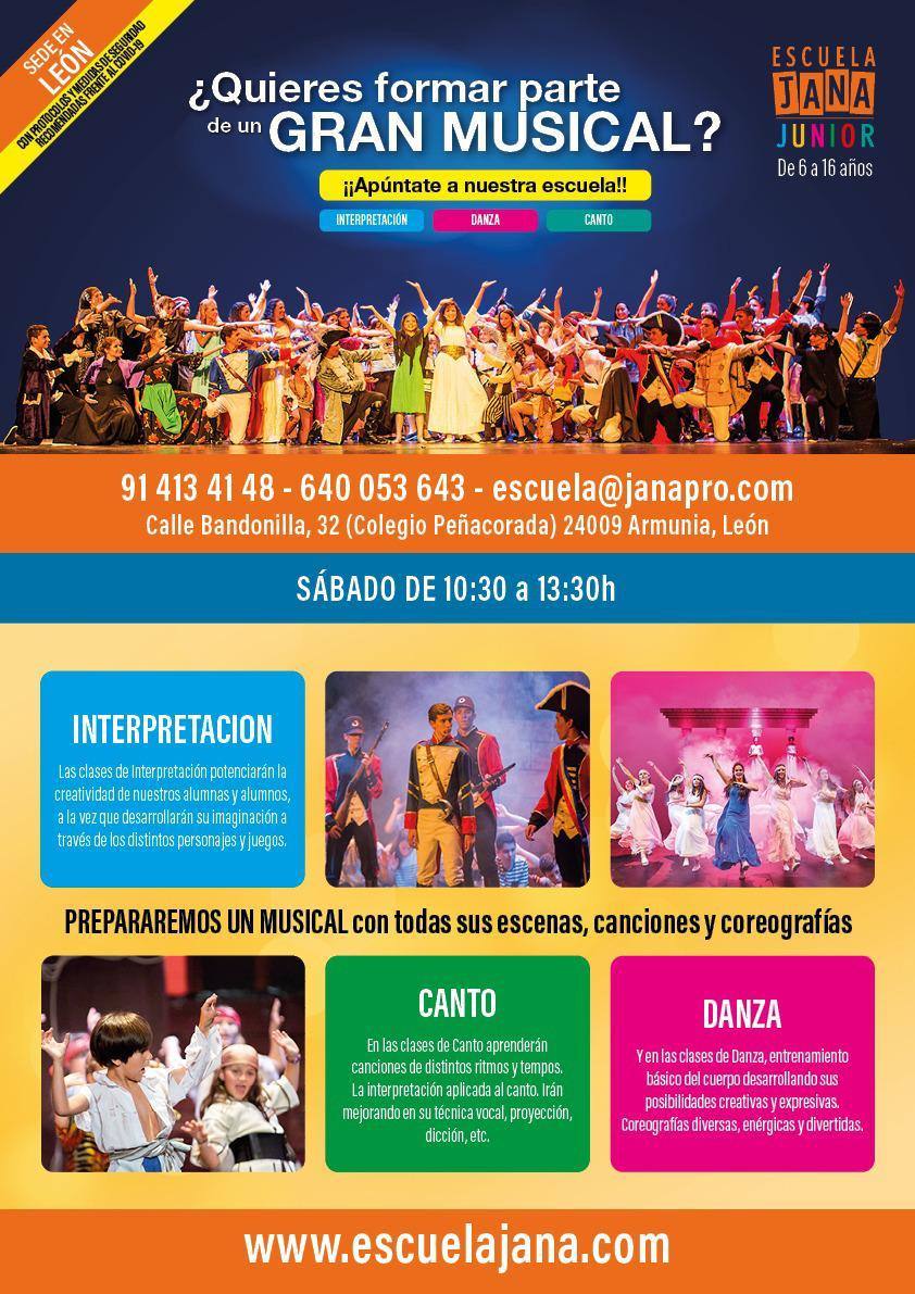 Se ha presentado la escuela de artes escénicas Jana con presencia en León de su creador, el director de teatro Javier Muñoz, quien ha confirmado que será el primer sábado de octubre cuando se inicien las clases.