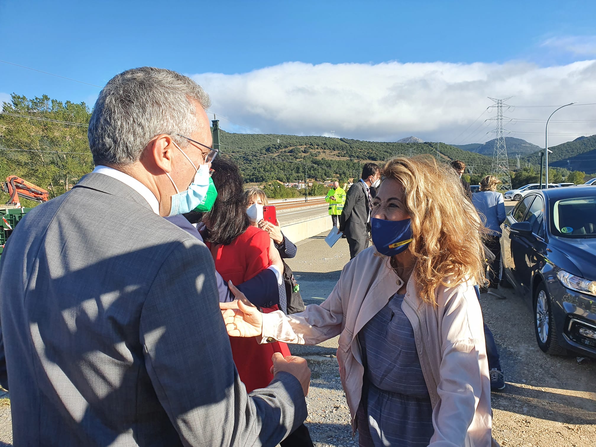 La ministra de Transportes, Movilidad y Agenda Urbana, Raquel Sánchez, realiza el primer viaje sobre esta infraestructura en un 'tren técnico' | Las pruebas de seguridad permitirán su apertura en el último tramo del 2022 o inicios del 2023. 