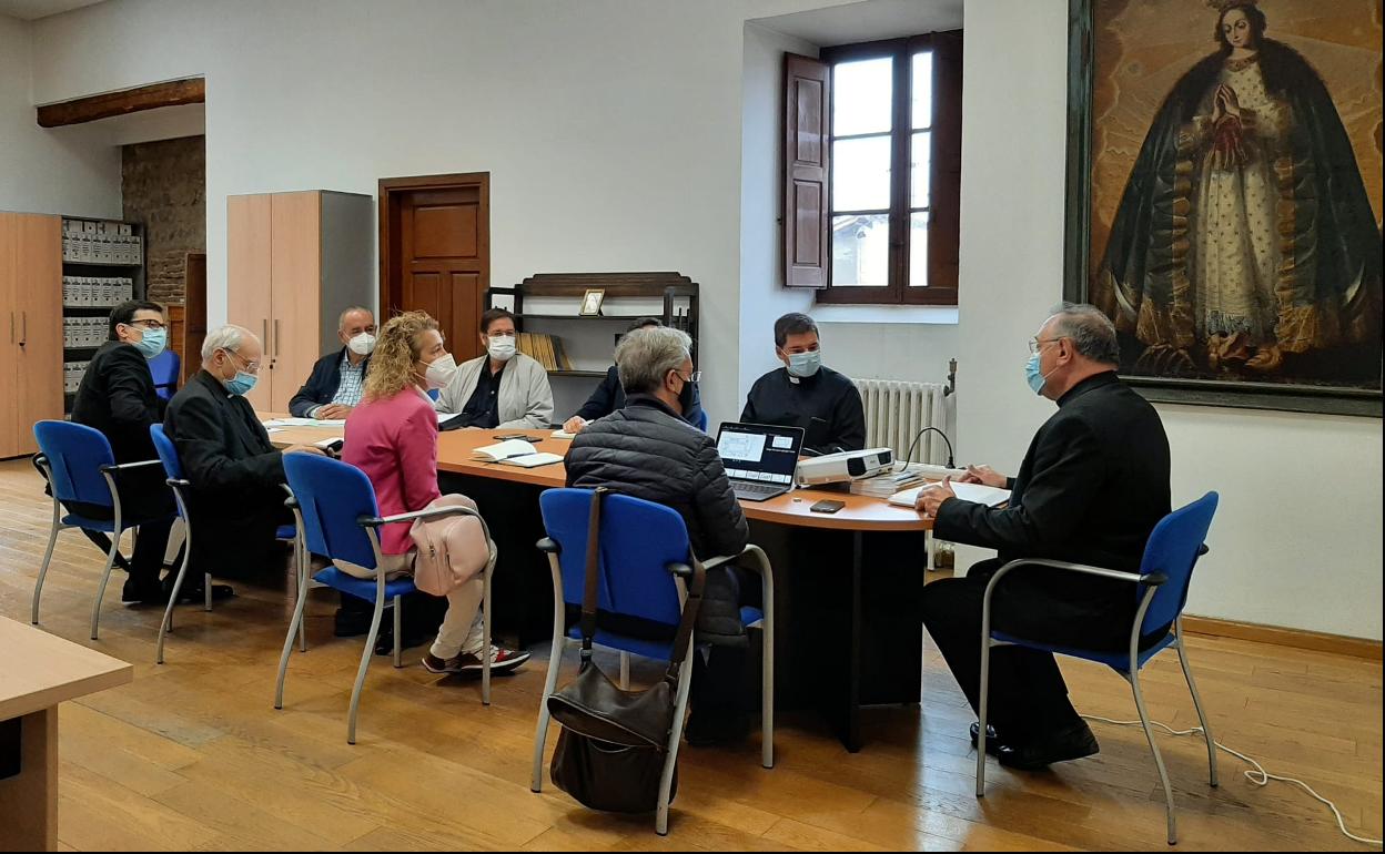 Imagen de la reunión mantenida este viernes.