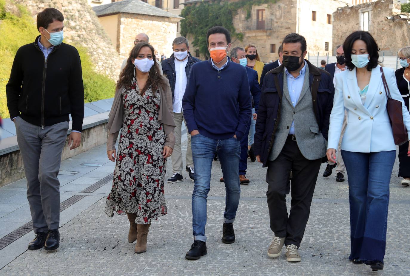 Fotos: El portavoz del Comité Ejecutivo de Ciudadanos visita Ponferrada