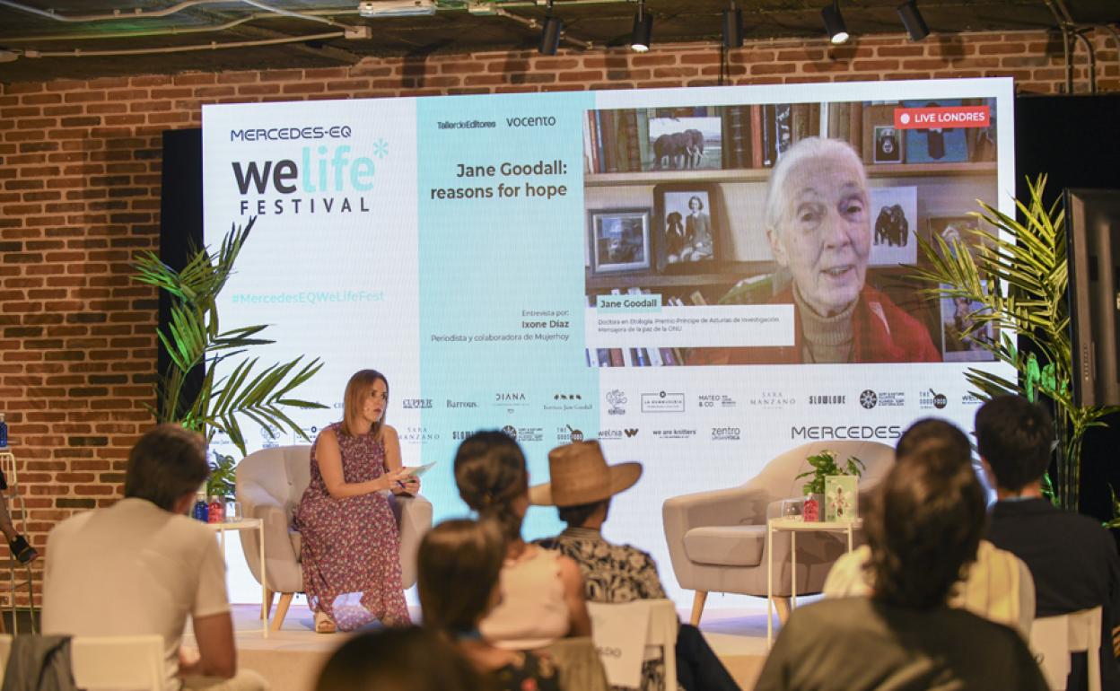 La etóloga Jane Goodall clausura la primera edición del Mercedes-EQ Welife Festival