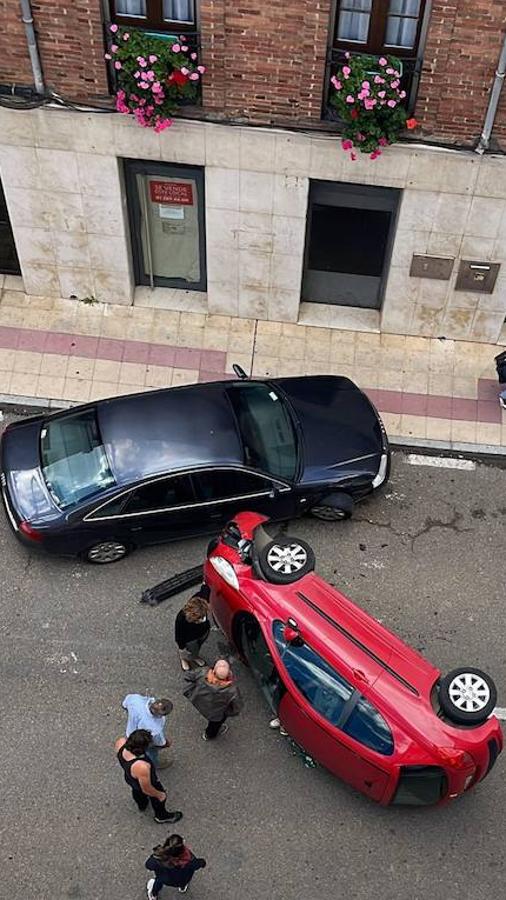 Fotos: Accidente de coche en Cistierna