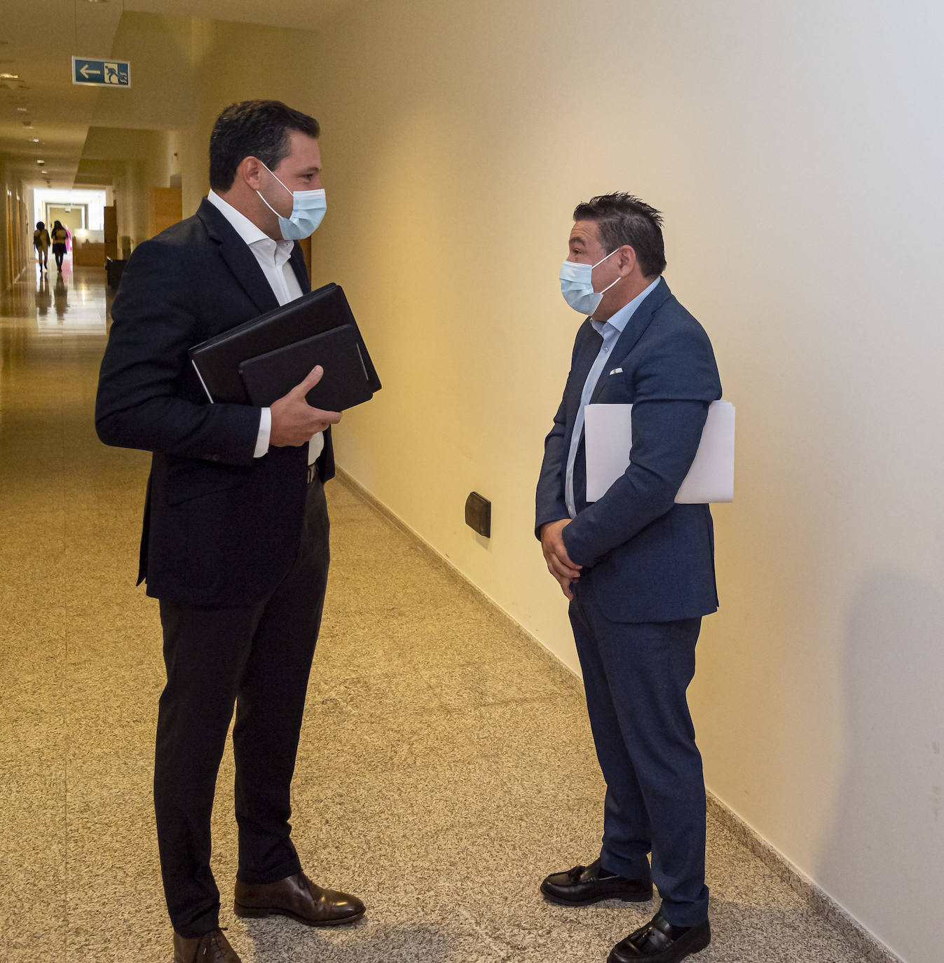 Reunión de la Junta de Portavoces de las Cortes.