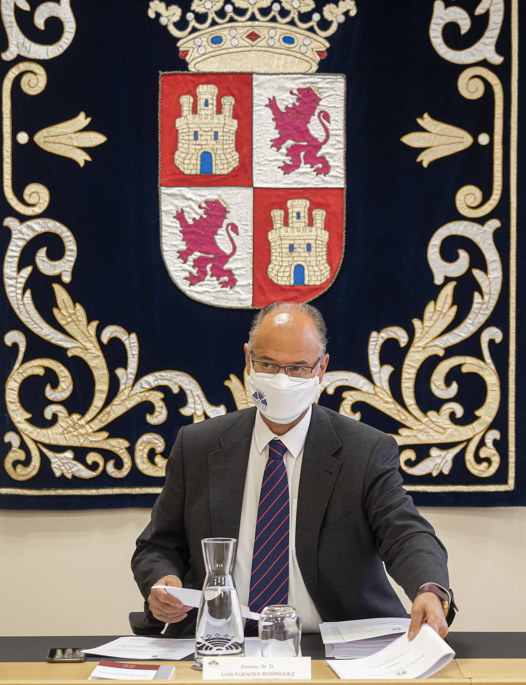 Reunión de la Junta de Portavoces de las Cortes.