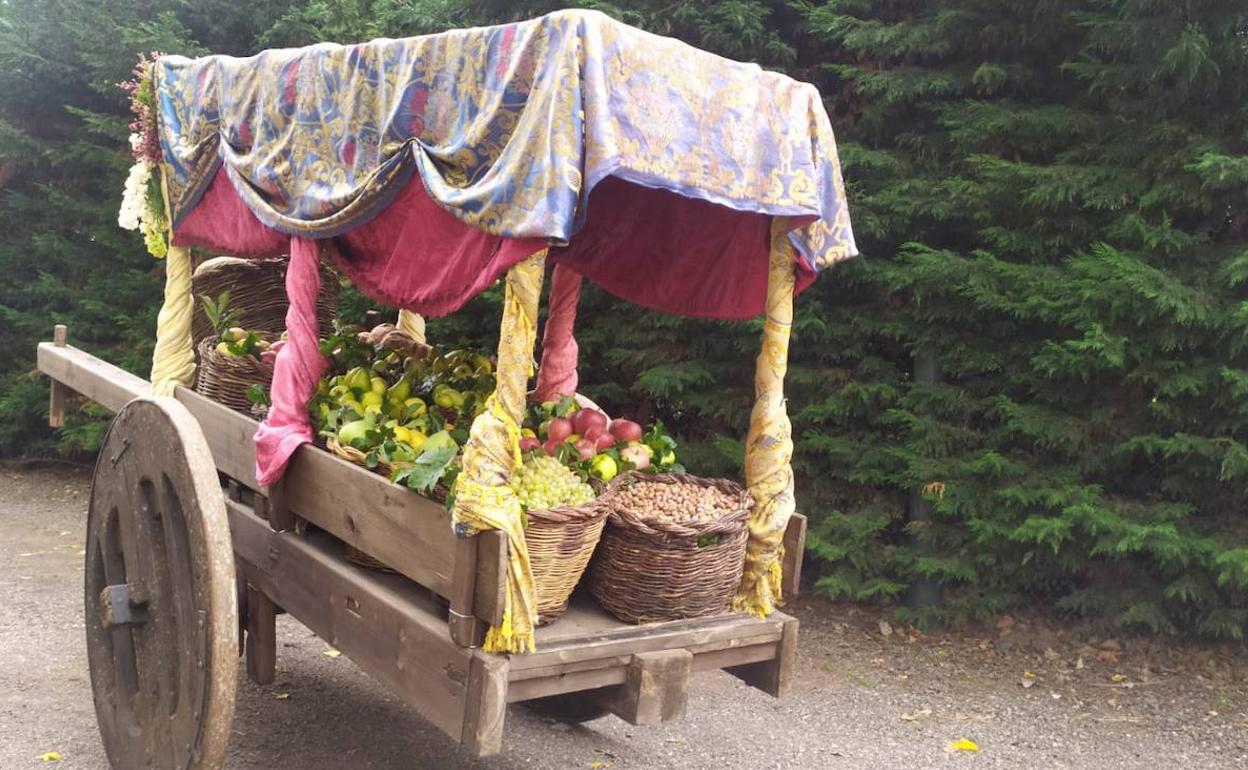 Tradicional carro del Ayuntamiento de León. 