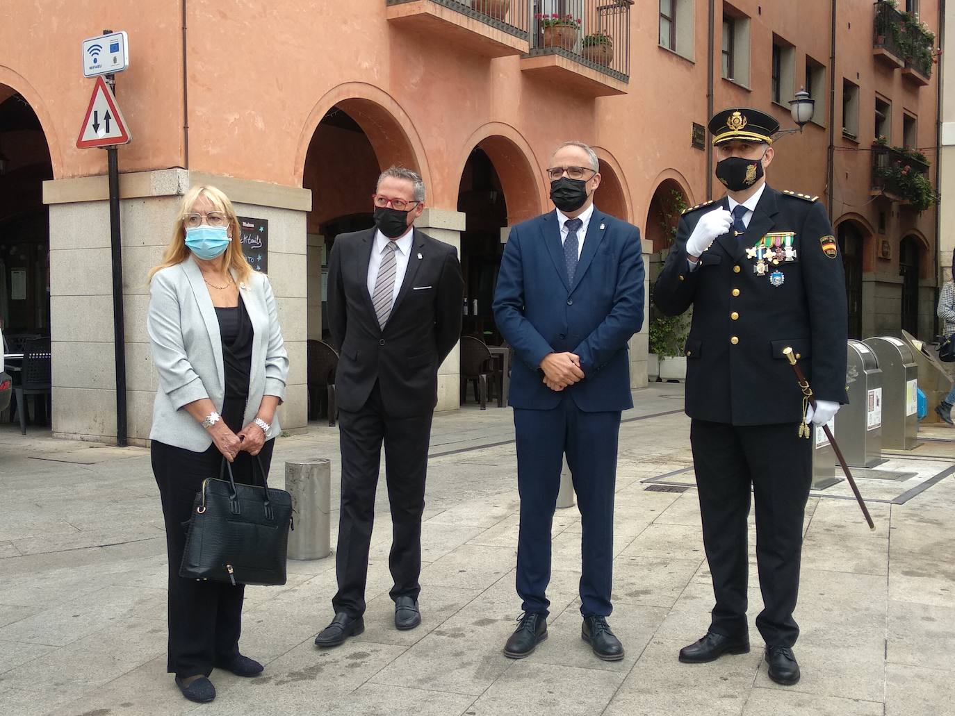 La Policía Nacional de Ponferrada celebra su festividad.