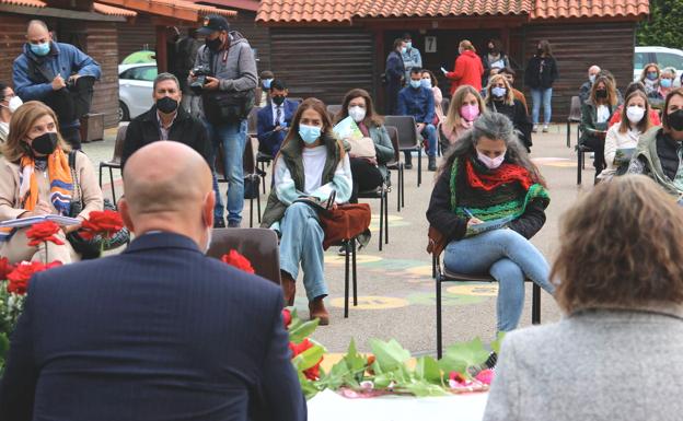 Visita de los directores de los centros educativos al Coto Escolar de León.