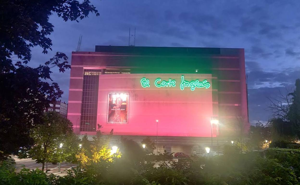 Fachada del Corte Inglés de León, en la edición anterior. 