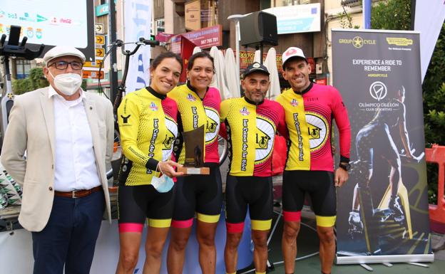 El I Maratón de Cyclo Indoor Ciudad de León cierra con éxito y premios para los campeones