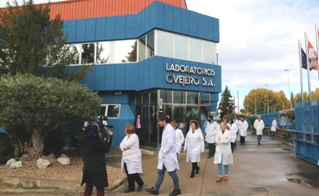 Los trabajadores durante una de las protestas en el conflicto laboral.