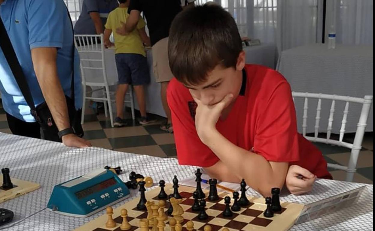 Aarón San Juan durante una de las partidas del torneo.