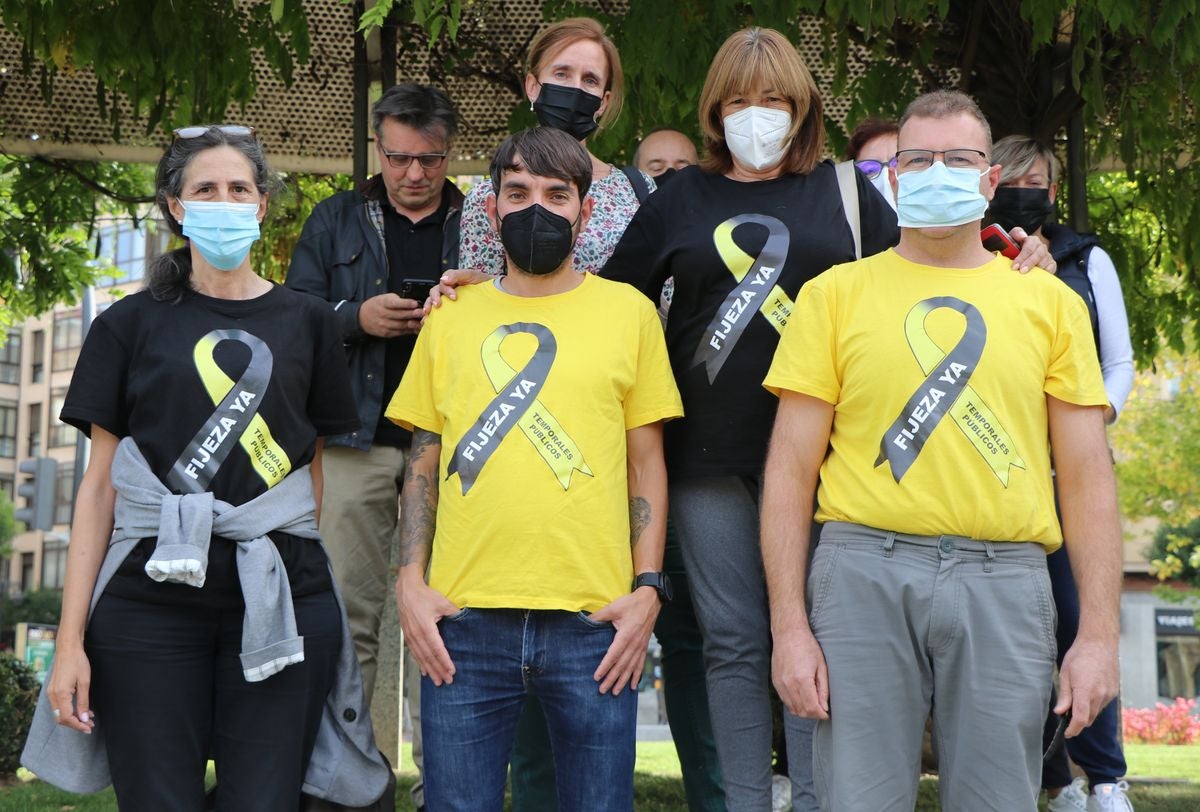 La Plataforma de Trabajadores Públicos Temporales ha realizado una jornada informativa en el primer día de paro nacional