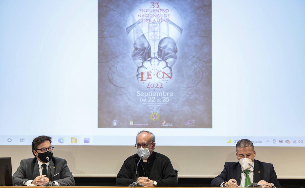 Imagen de la presentación este sábado del Encuentro nacional de cofradías.