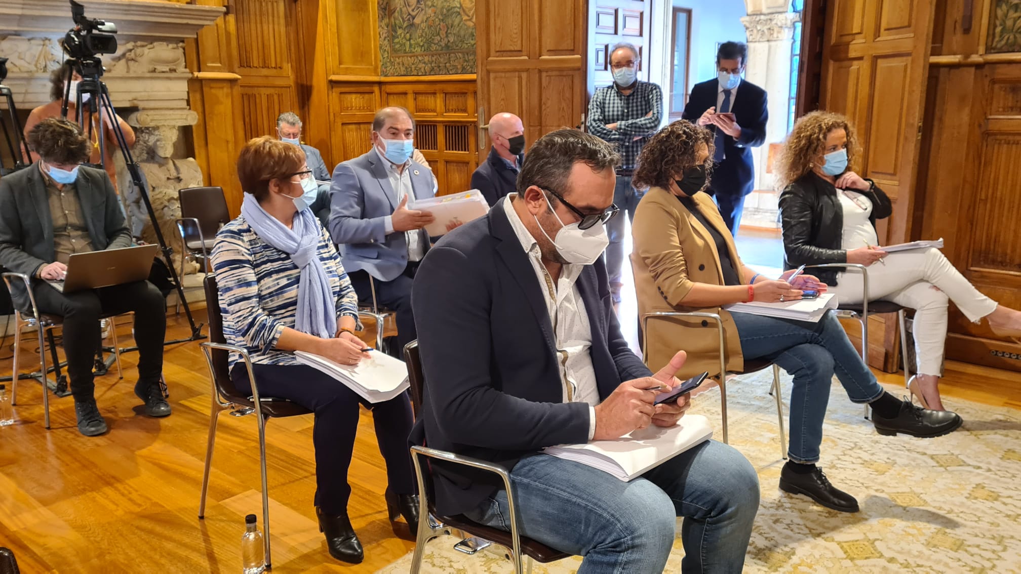 Sesión plenaria de octubre en el Palacio de los Guzmanes.