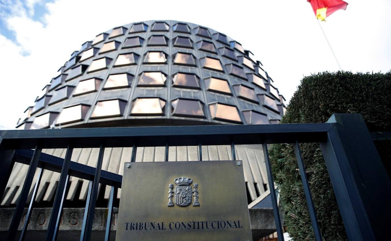 Fachada del Tribunal Constitucional. 