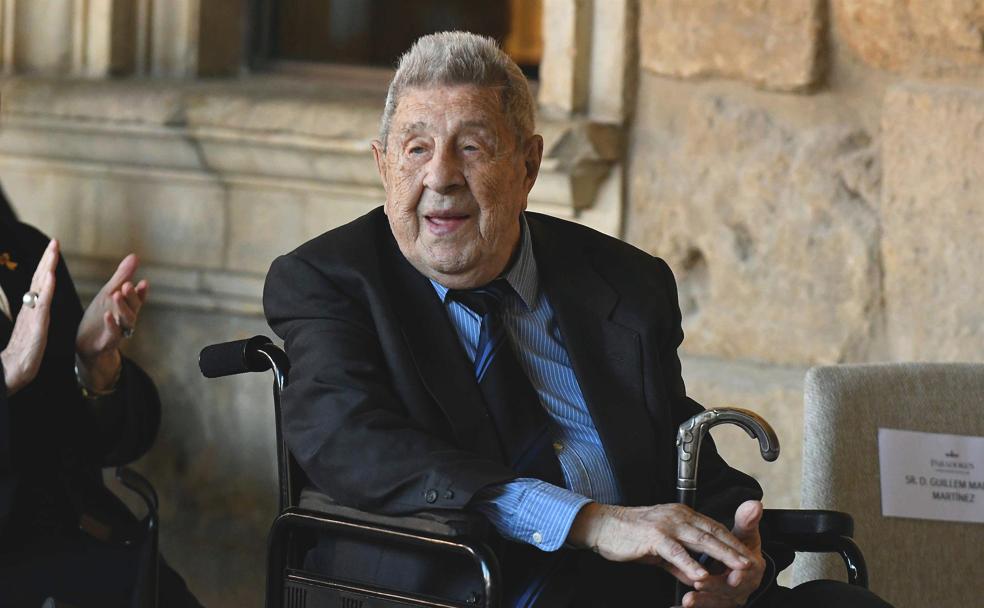 Josep Sala, durante el homenaje brindado en León 