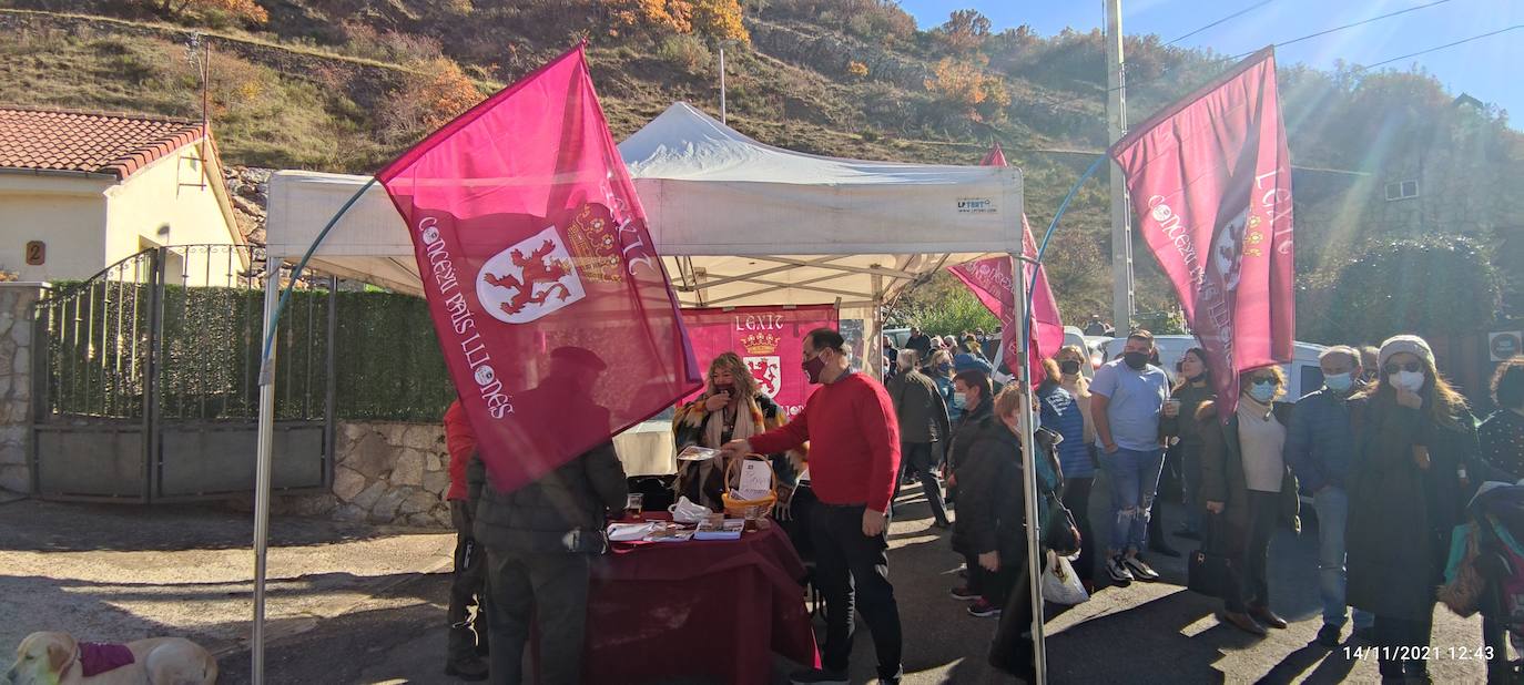 Fotos: Stand de Conceyu en Vegacervera