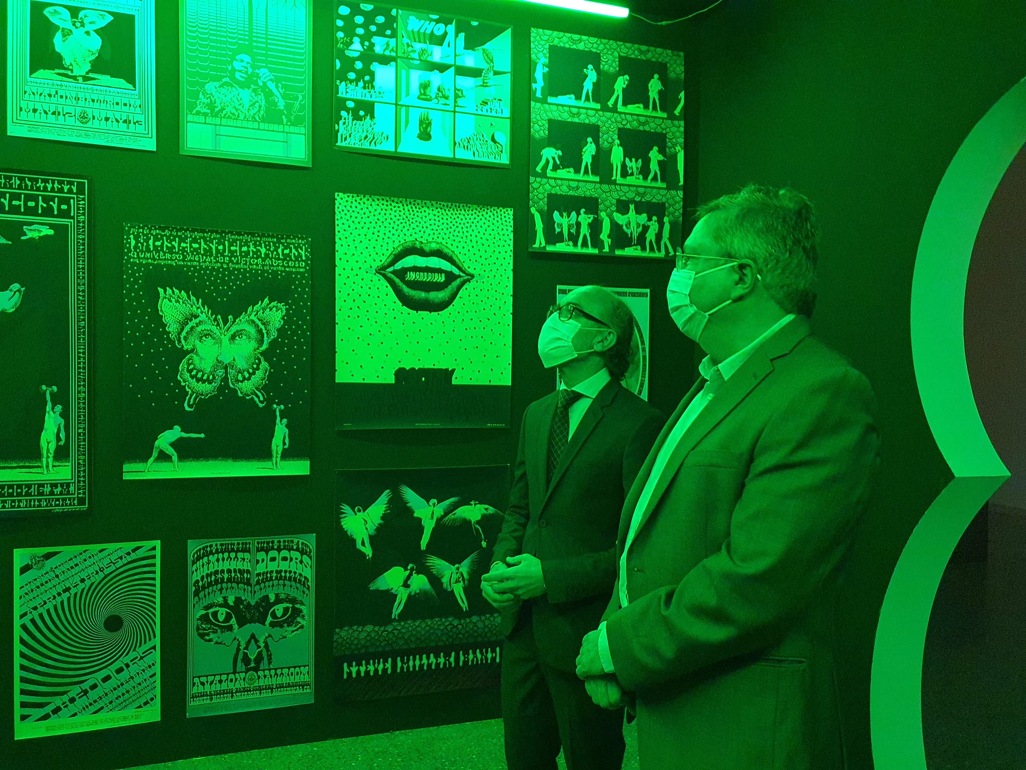 El consejero de Cultura y Turismo de la Junta, Javier Ortega, presenta al nuevo director del Musac, Álvaro Rodríguez Fominaya