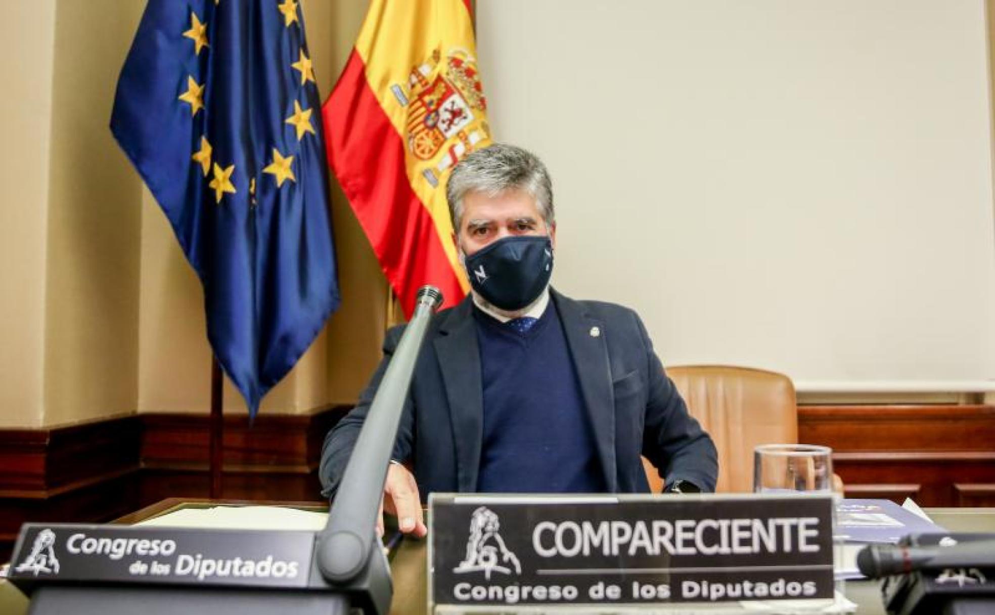 El ex director general de la Policía, Ignacio Cosidó, comparece en la comisión de investigación de la operación 'Kitchen' del Congreso de los Diputados 