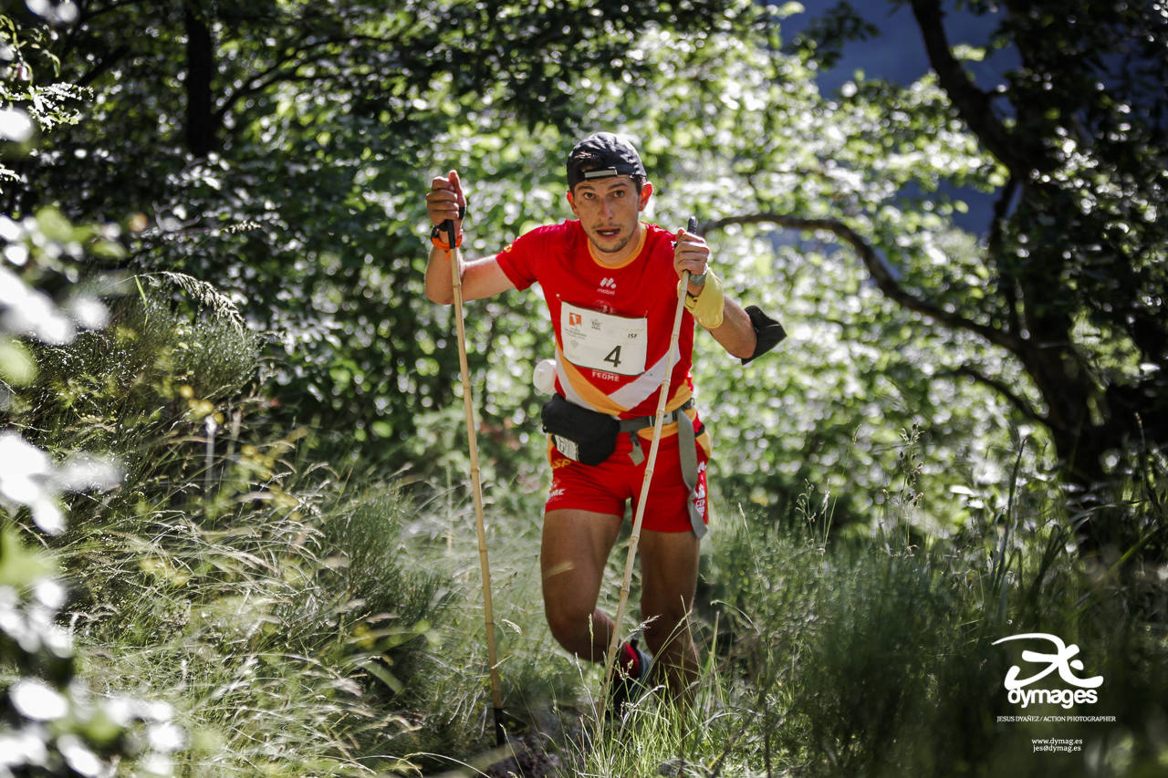 Imagen de Manuel Merillas en el Campeonato de Skyrunning de Portugal.