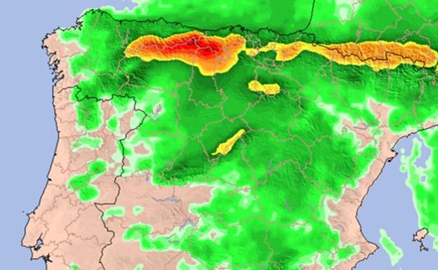 Imagen de las zonas más afectadas por la DANA en el norte de la provincia de León. 