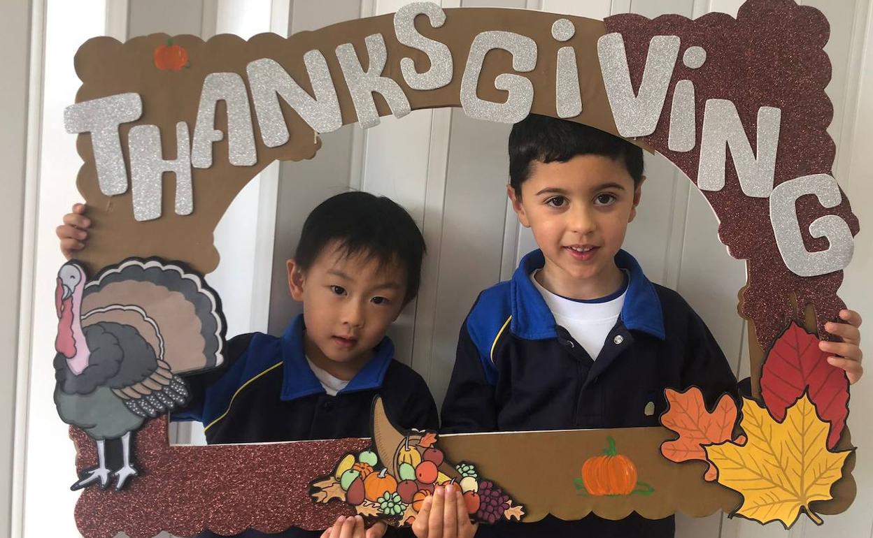 Peñacorada celebró Thanksgiving day