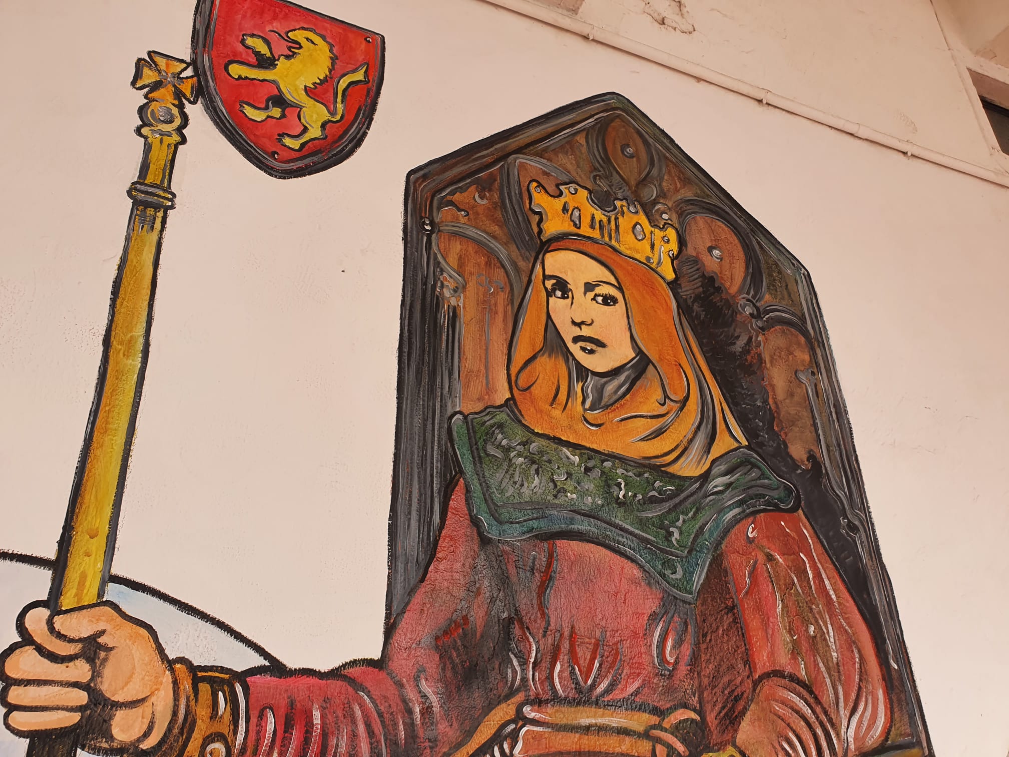 Fotos: Mural temático sobre el Reino de León