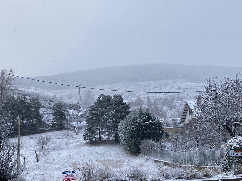 Fotos: Los primeros copos de nieve en León