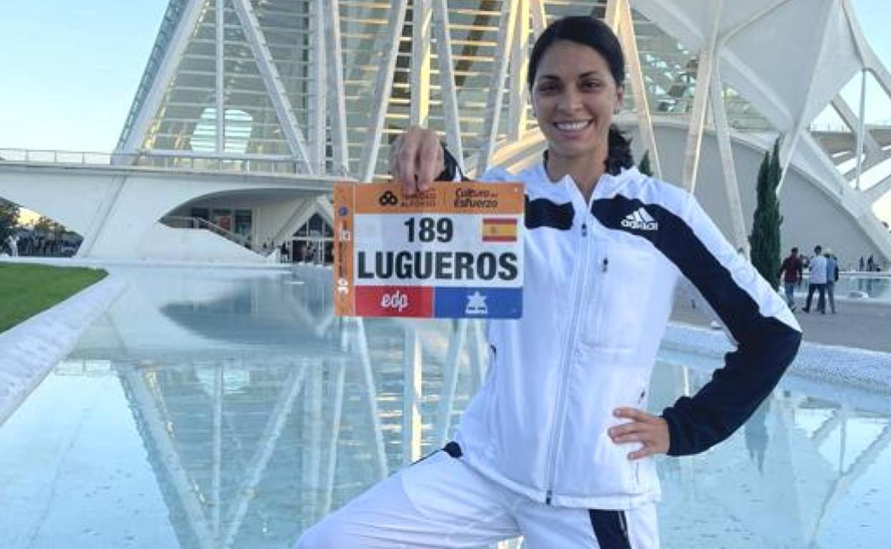 Nuria Lugueros no podrá competir este domingo en la Maratón de Valencia.