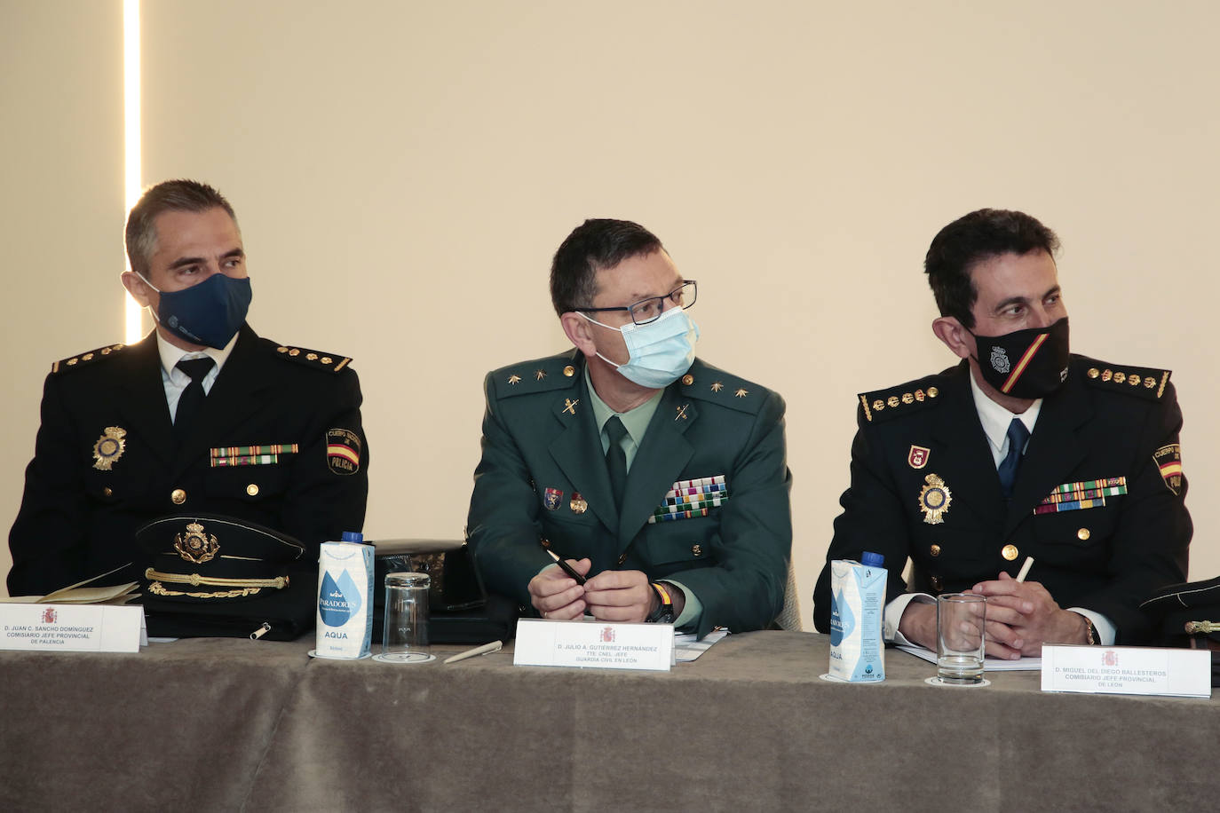 La delegada del Gobierno en Castilla y León, Virginia Barcones, preside en el Parador de San Marcos de León la Comisión Territorial de Asistencia a la delegada del Gobierno en materia de Seguridad.