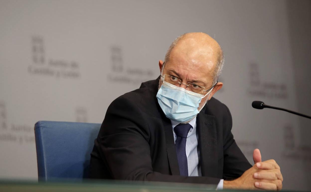 El vicepresidente, portavoz y consejero de Transparencia, Ordenación del Territorio y Acción Exterior, Francisco Igea, presenta los nuevos indicadores y recursos del Observatorio del Sistema de Salud de Castilla y León.