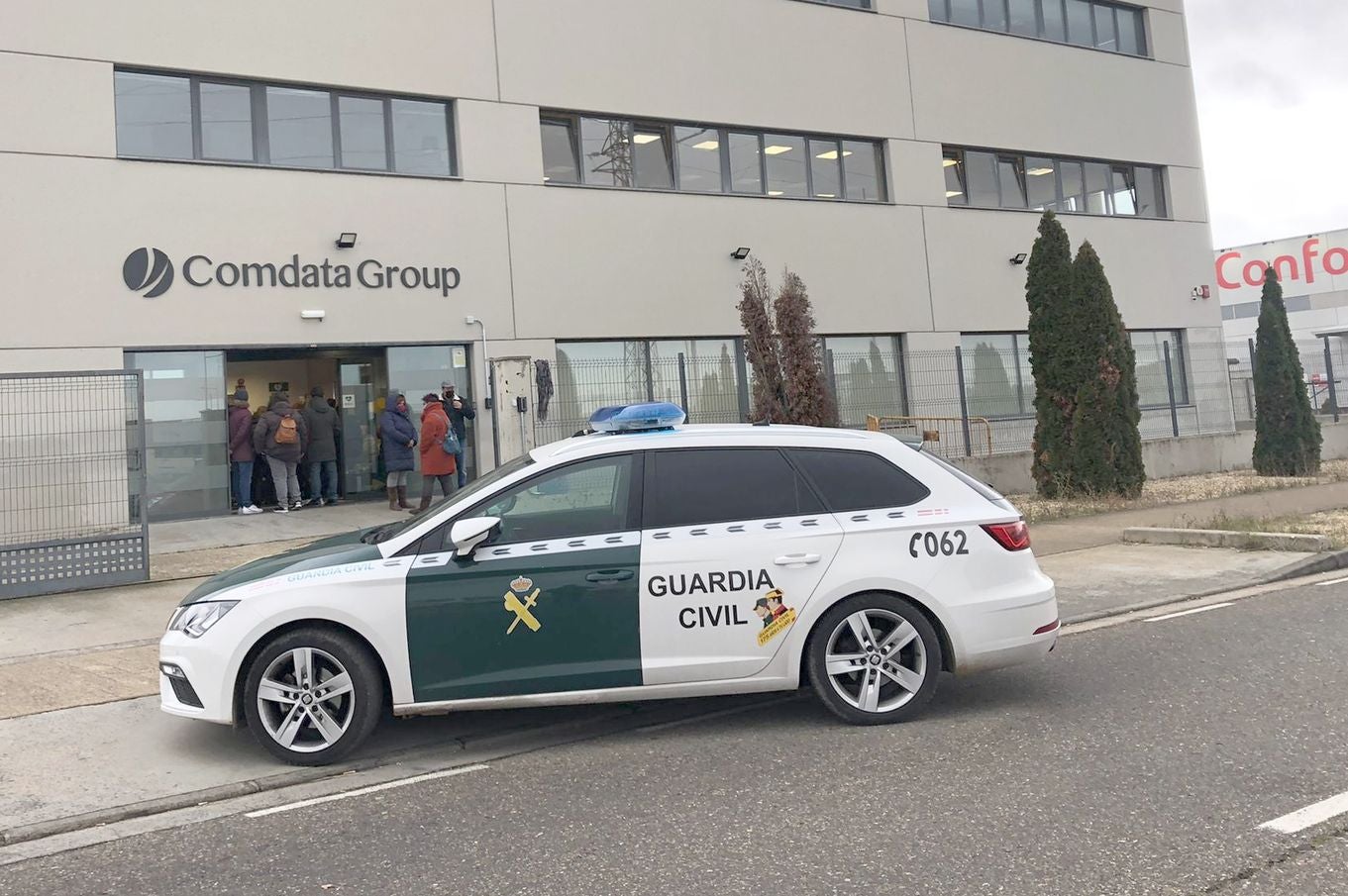 Digitex Comdata recurre a la Guardia Civil para desalojar a 44 trabajadores y el comité de empresa de sus instalaciones. 