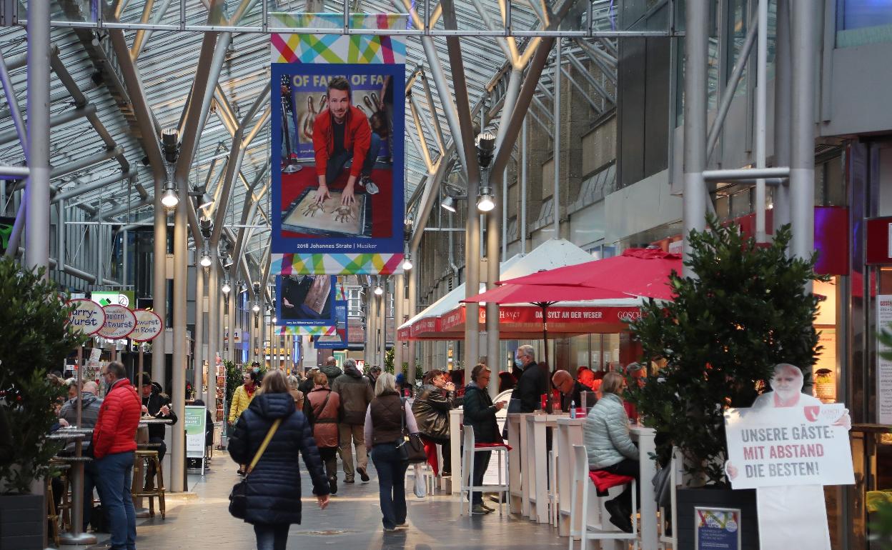 Centro comercial en Alemania. 