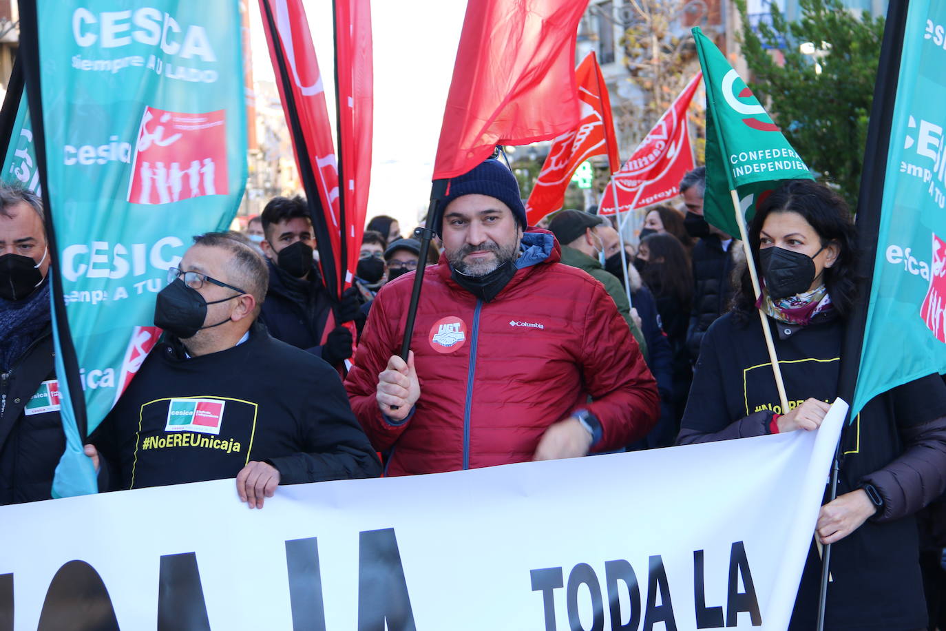 Las organizaciones sindicales denuncian que «todo sigue igual» en lo referente a los 118 empleados afectados por la propuesta de Ere de Unicaja Banco.