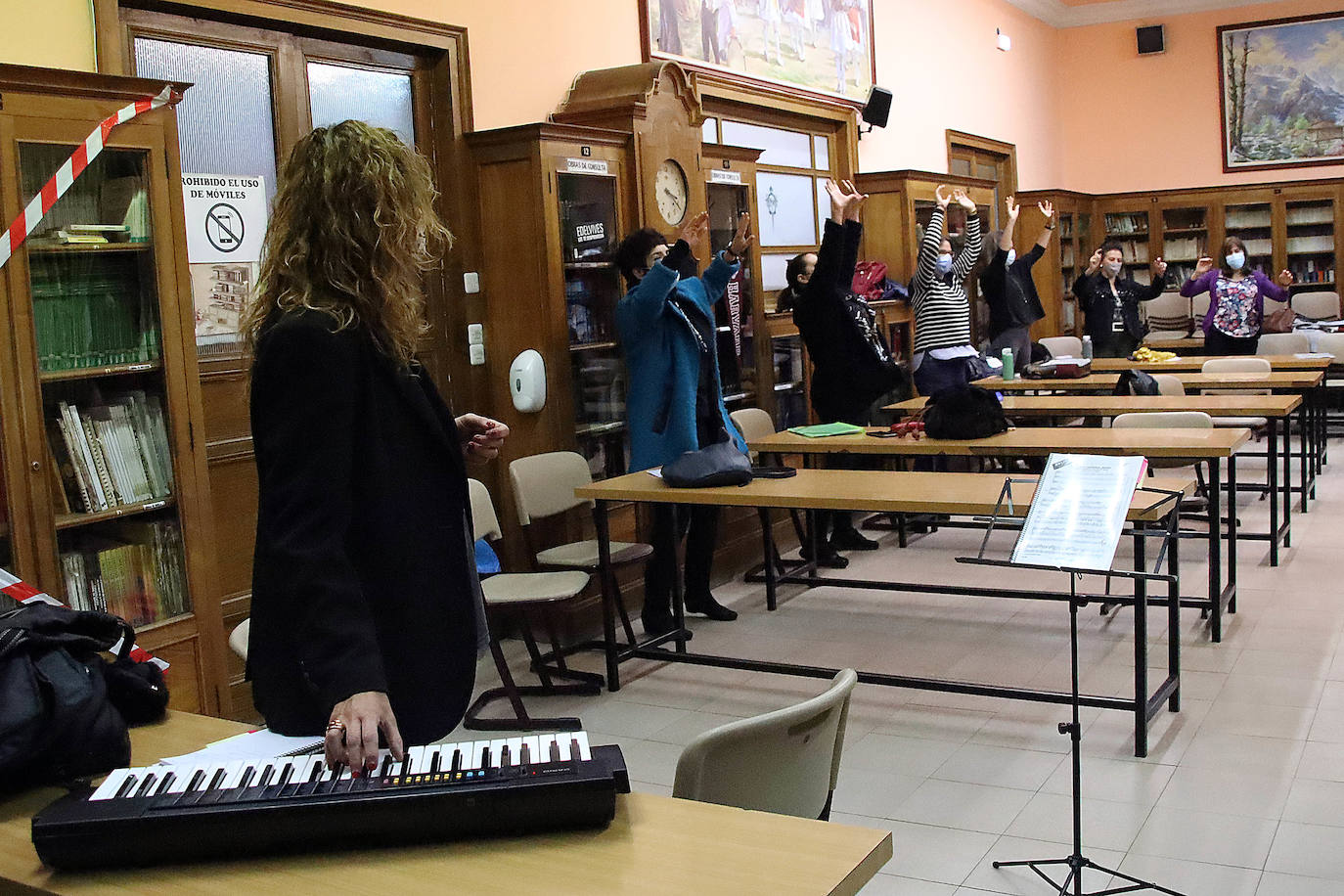 Fotos: Ensayo de la agrupación Femenino Coral Voces de León