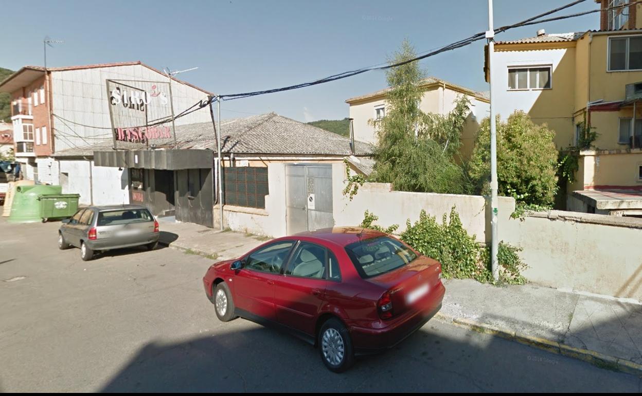 Lugar donde se produjo el suceso en la localidad leonesa de Cistierna.