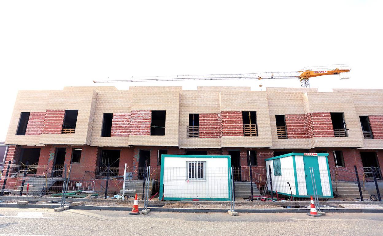Viviendas en construcción. 