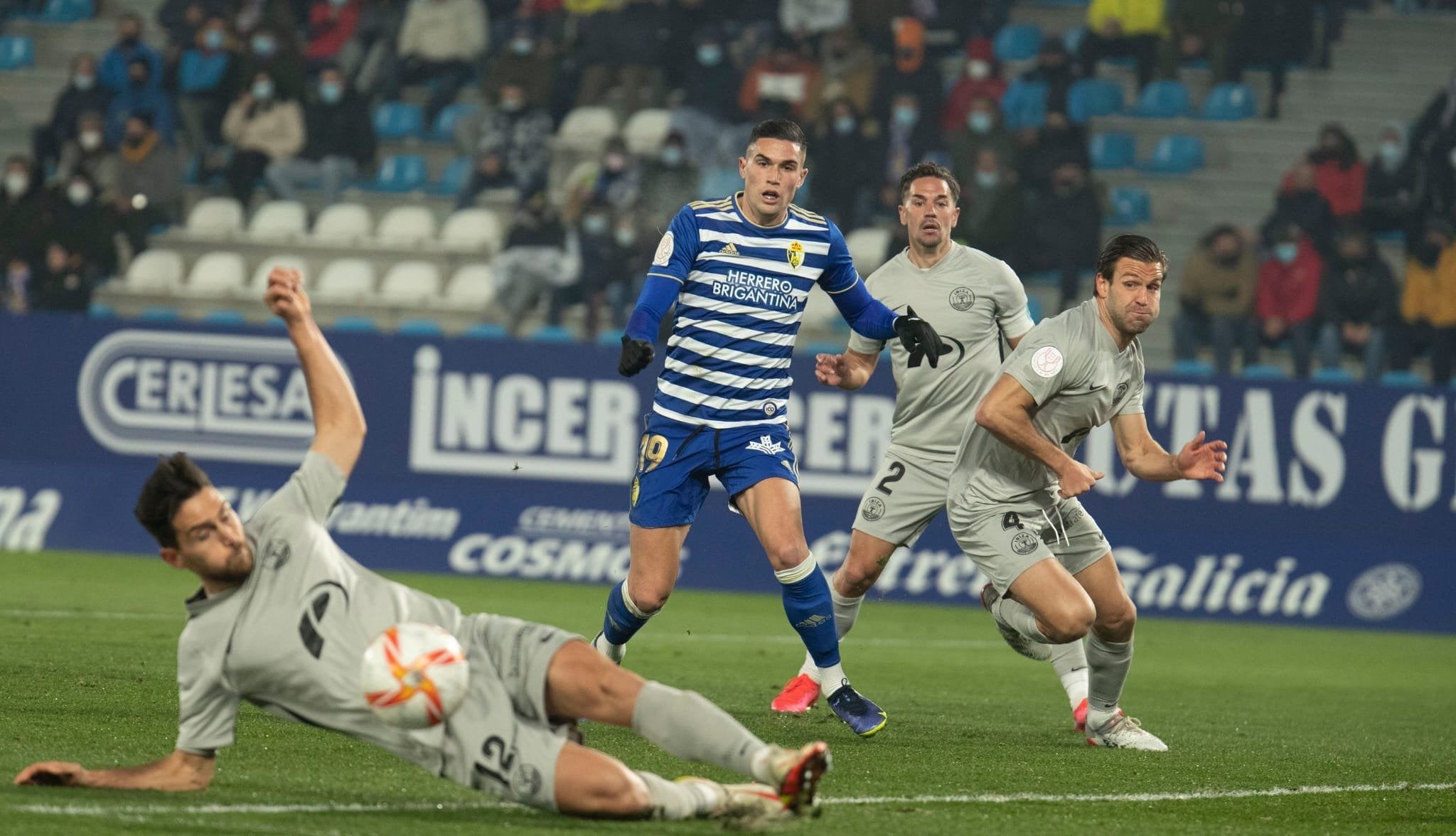 Los bercianos lograron avanzar de ronda gracias al gol de Romera en la prórrga ante los isleños .